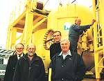 Michael Cocks, Jean Marie Dubois, Eric Clogenson and Paul Gavarry at the INPP