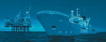 The purpose-built DP diving support vessel Mayo operated by DSND Subsea - one of several major contractors predicting an extremely busy time in 2001